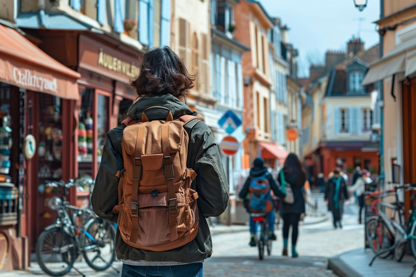 Jeunes bénévoles planifiant comment faire un voyage humanitaire à Aubervilliers avec des cartes et des documents